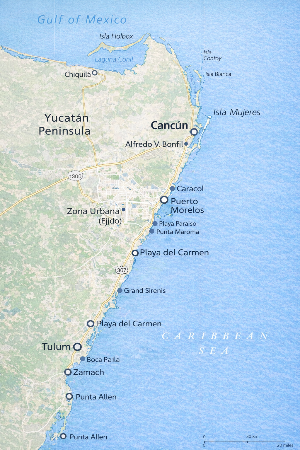 Rutas de distribución